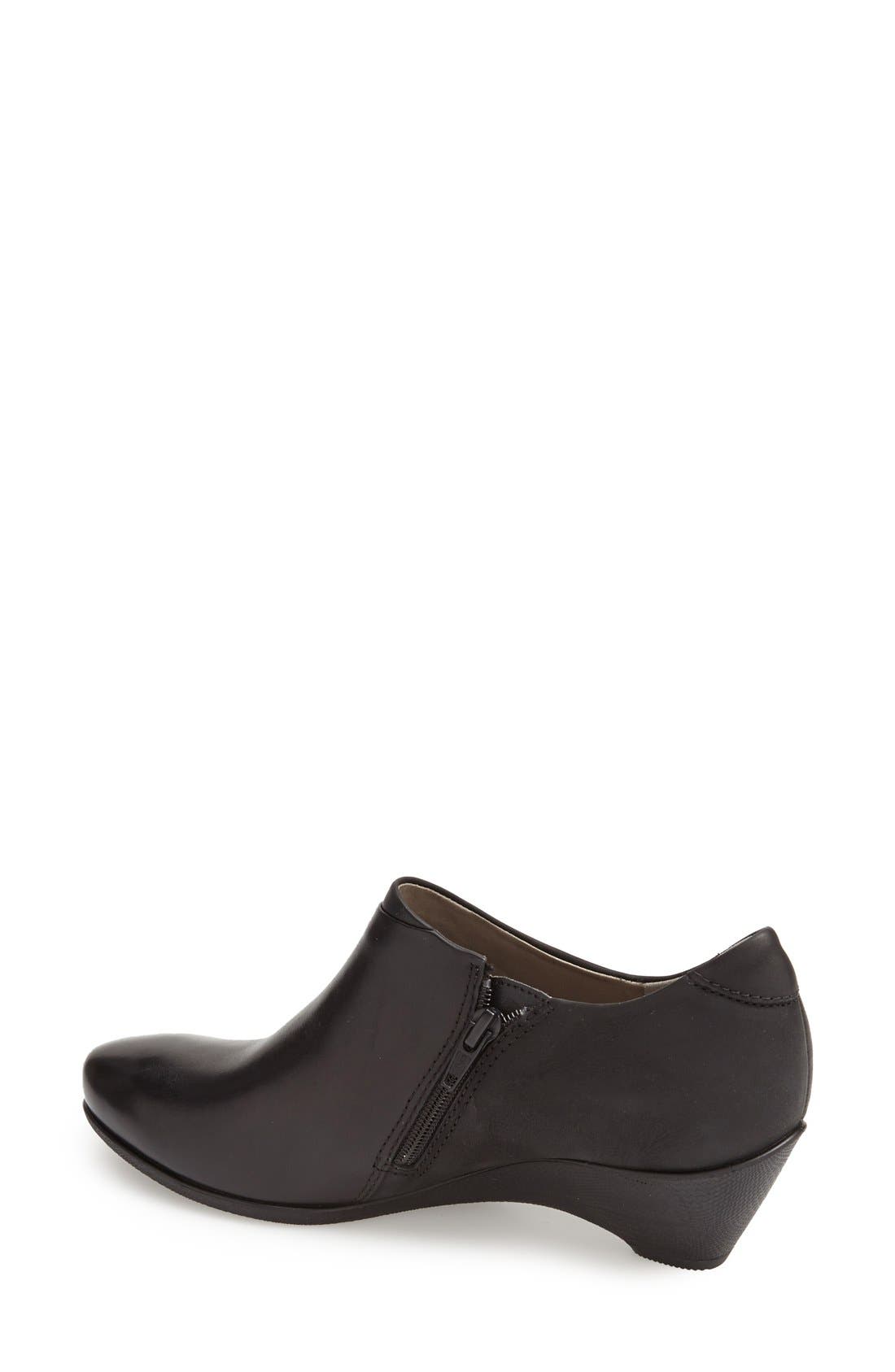 ECCO 'Sculpted 45' Wedge Bootie, Alternate, color, 