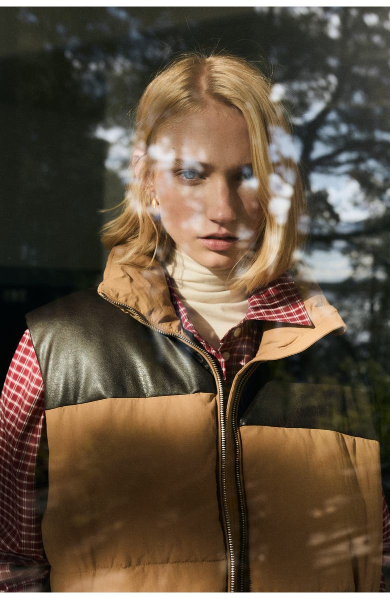 H&M Puffer Gilet, Alternate, color, 