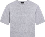 Theory Short Sleeve Cashmere Sweater