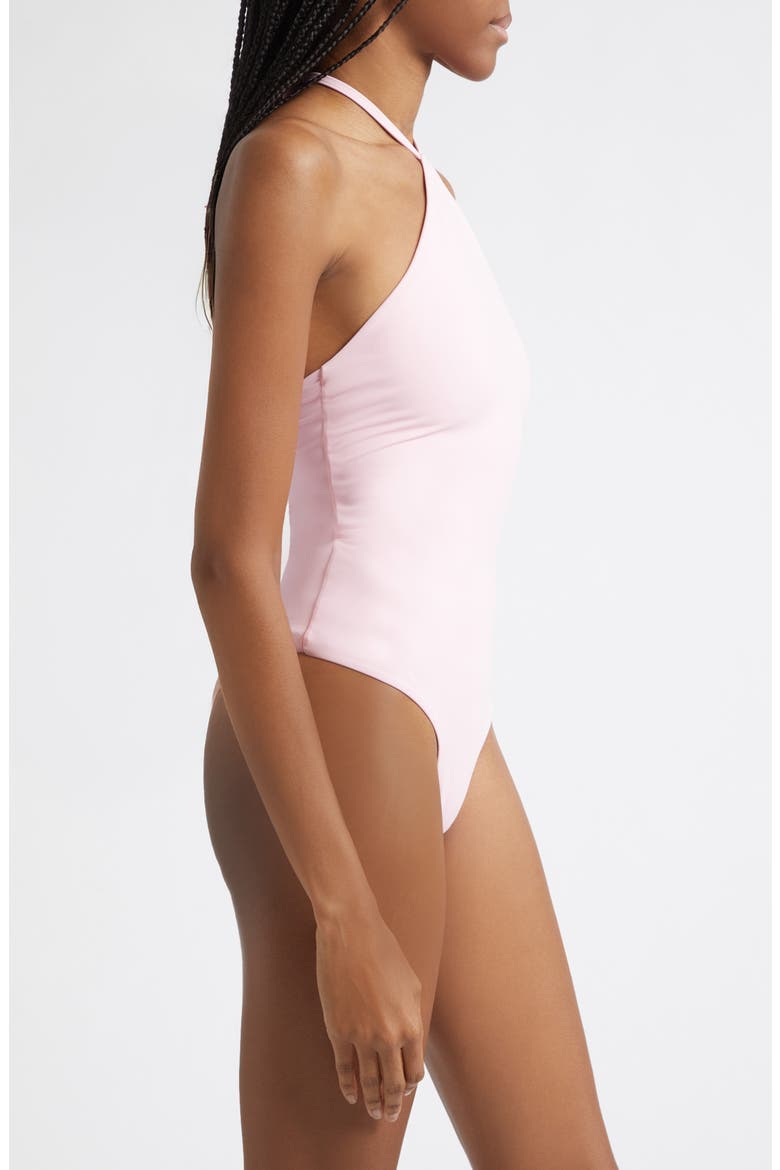 Le Bastide One-Piece Halter Swimsuit, Alternate, color, PINK