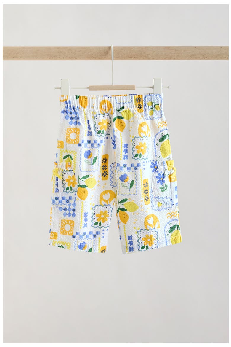 Kids' Tile Print Sleeveless Top & Pants, Alternate, color, YELLOW