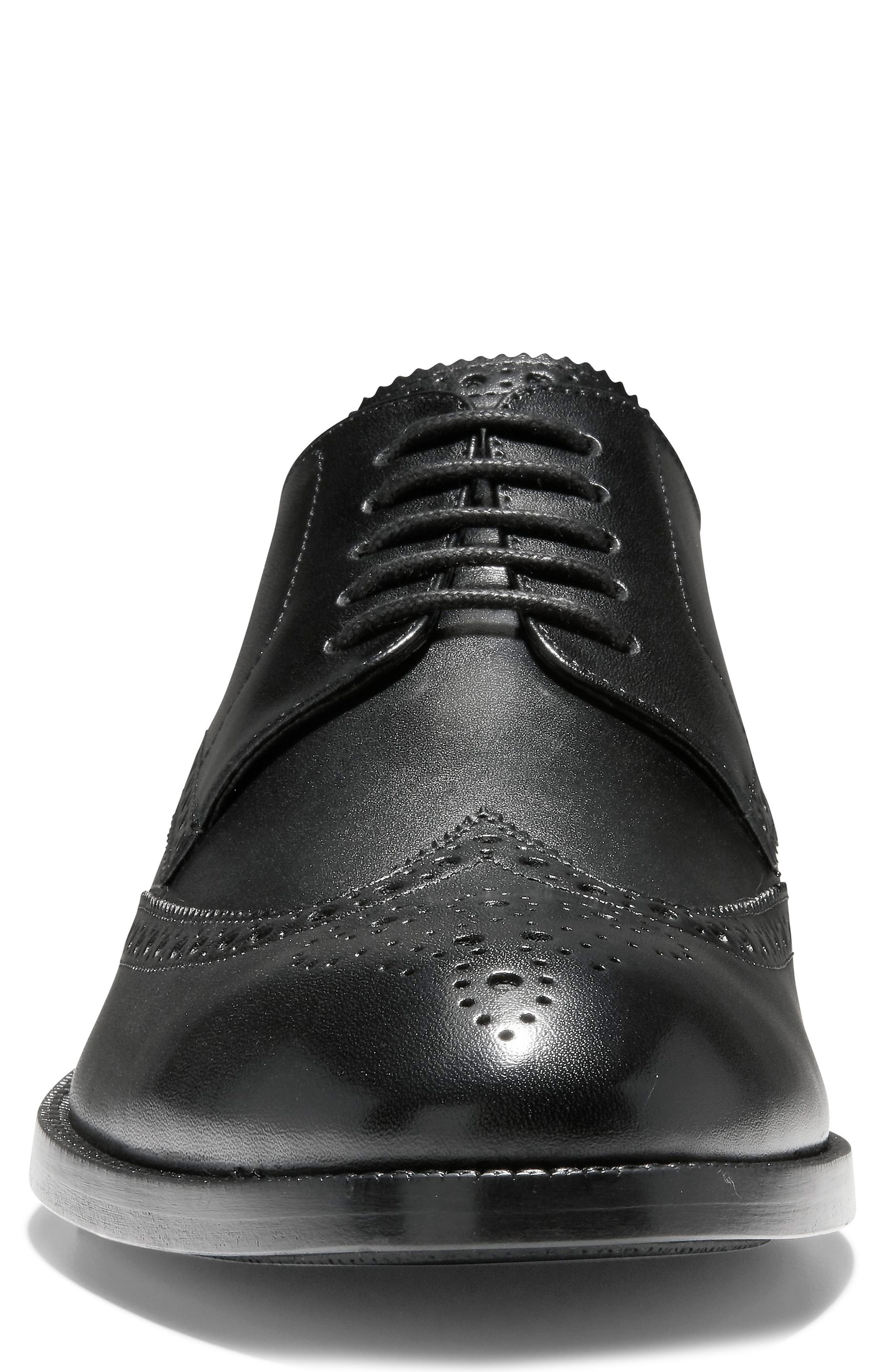 Cole Haan Harrison 2.ZeroGrand Wingtip, Alternate, color, Black