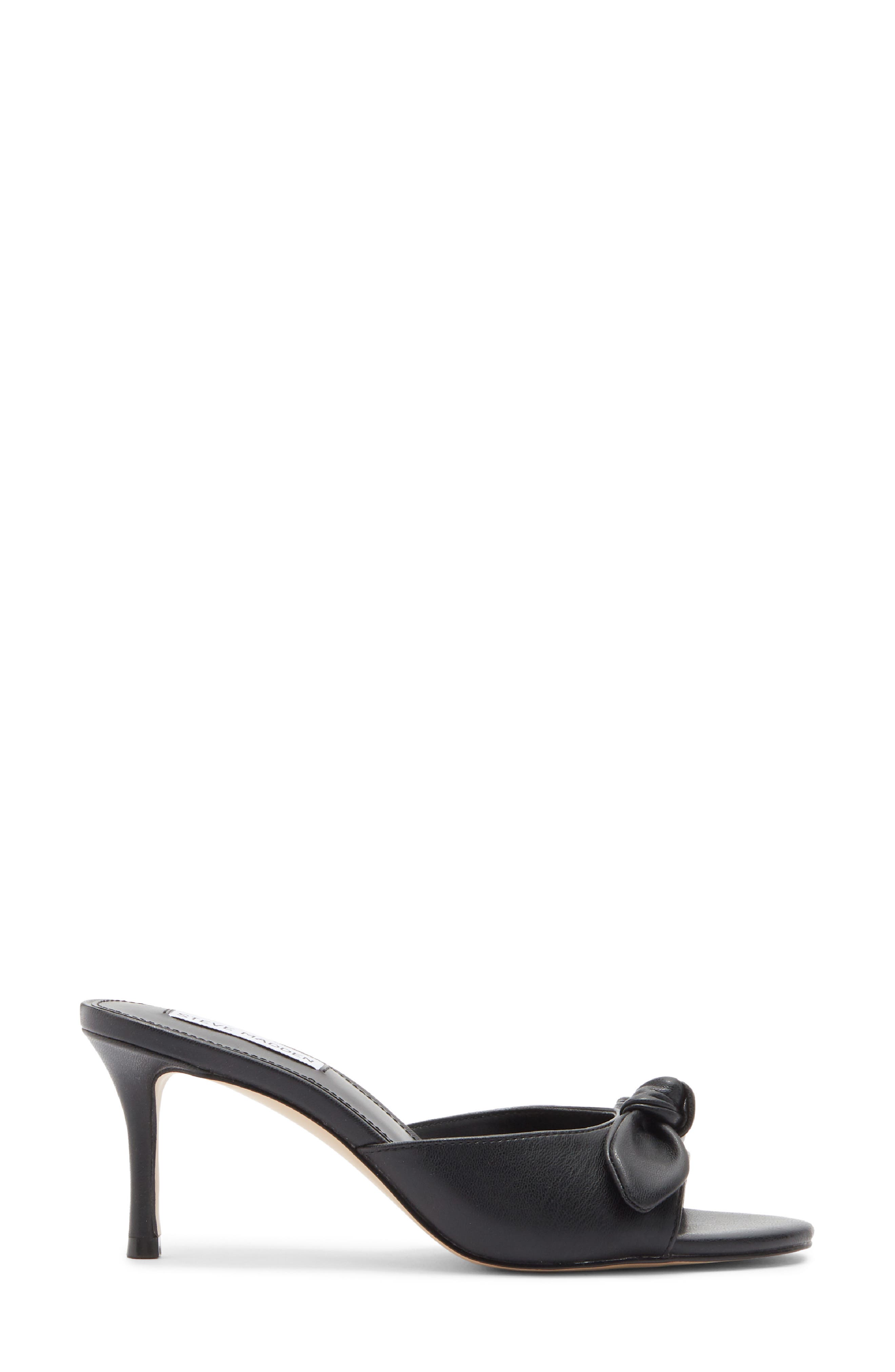Steve Madden Rozee Knot Sandal, Alternate, color, Black