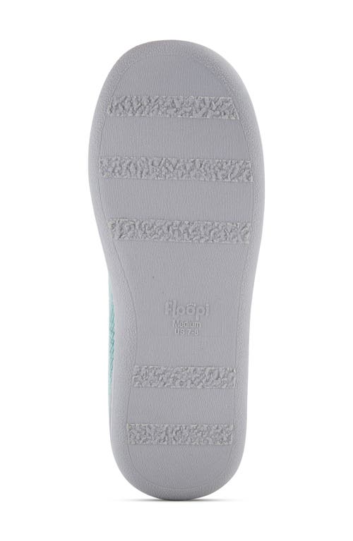 Floopi Sydney Ribbed Slipper In Green