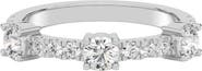 Everlee Three Round Orbit Pavé Lab Diamond Band in 14K