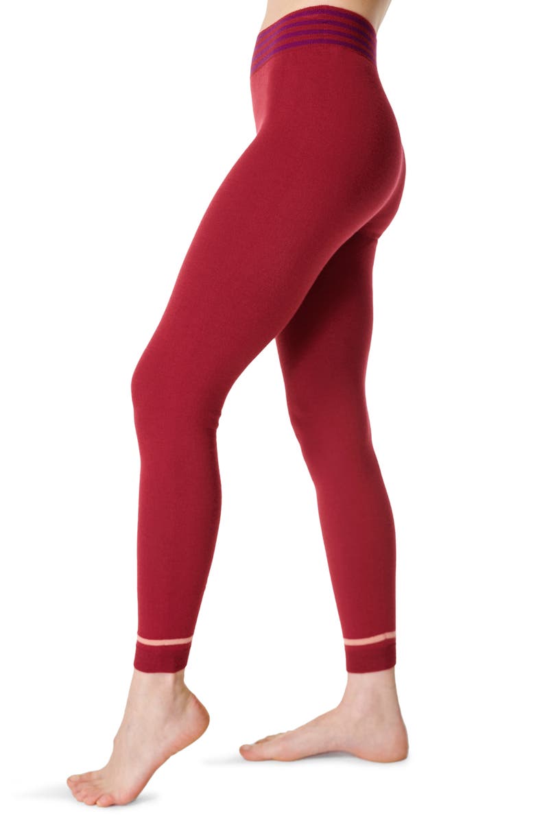 Sweaty Betty Snowflake Base Layer Leggings, Alternate, color, 