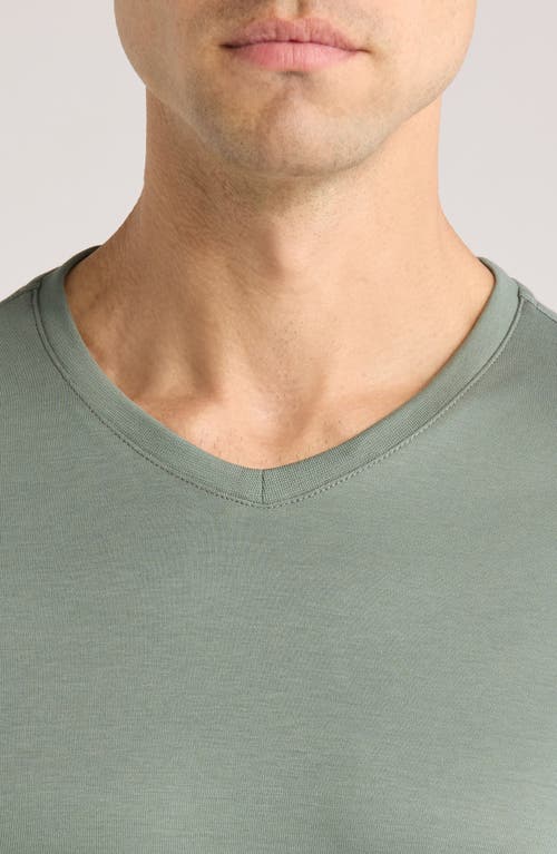 Robert Barakett Georgia Regular Fit V-neck T-shirt In Thyme