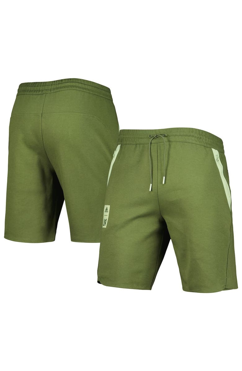 adidas Men's adidas Green LAFC 2023 Player Travel Shorts, Main, color, 