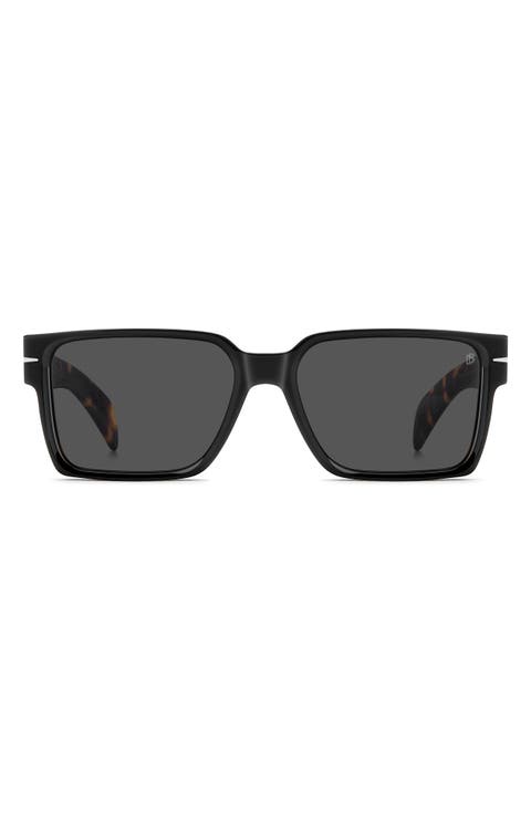 DB 7162/S 56mm Rectangular Sunglasses