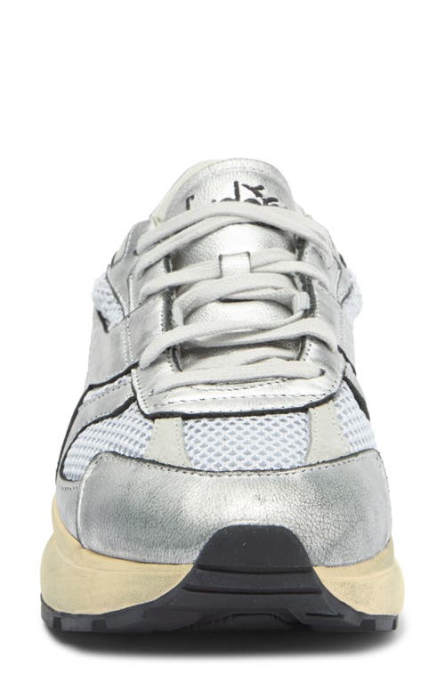 Diadora Mercury Elite Used Sneaker In Silver Metalized