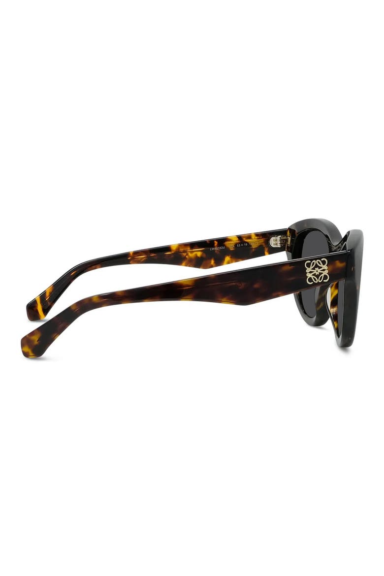 Anagram 53mm Cat Eye Sunglasses, Alternate, color, DARK HAVANA / SMOKE