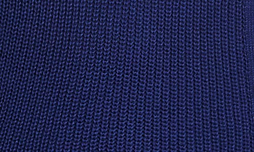 Chaus Mixed Gauge Pullover Sweater In Blue
