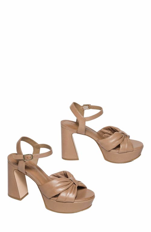 Bernardo Footwear Veronika Platform Sandal In Beige