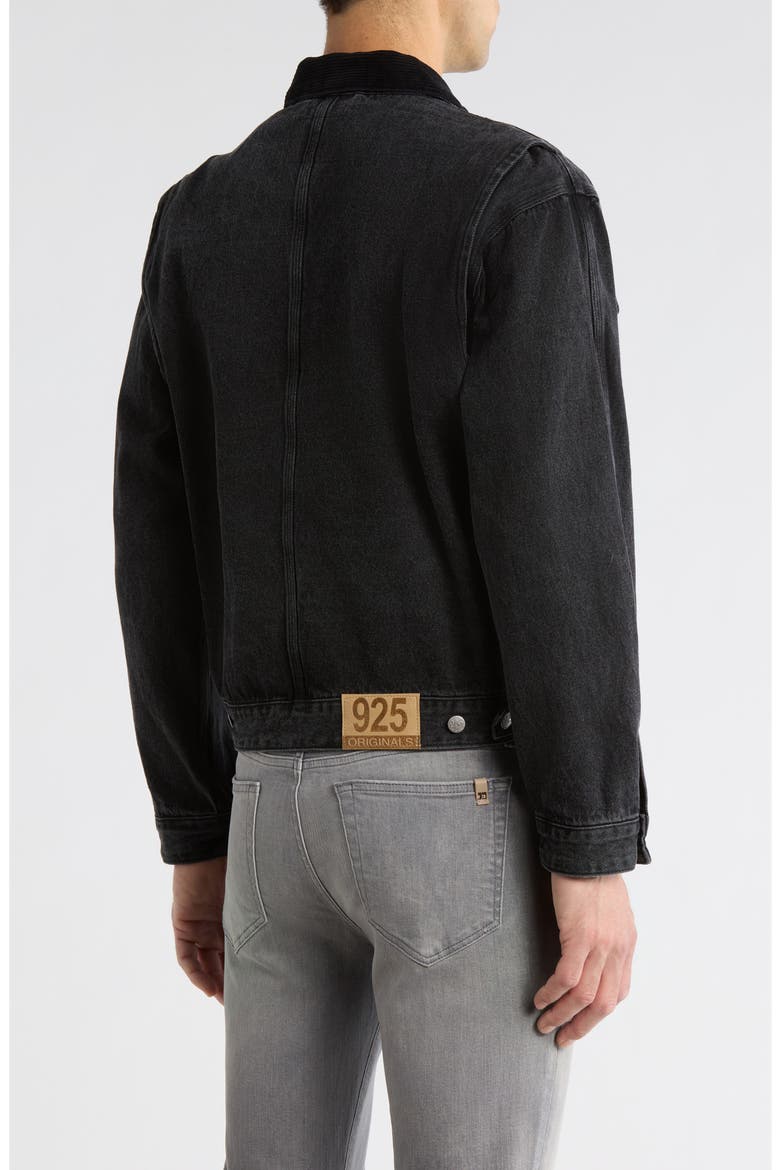 Aces Denim Jacket, Alternate, color, MIDNIGHT BLACK