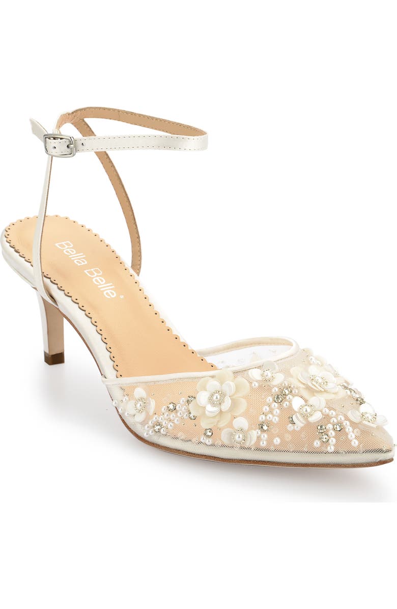 Bella Belle Rosa Pump, Main, color, Ivory Silk