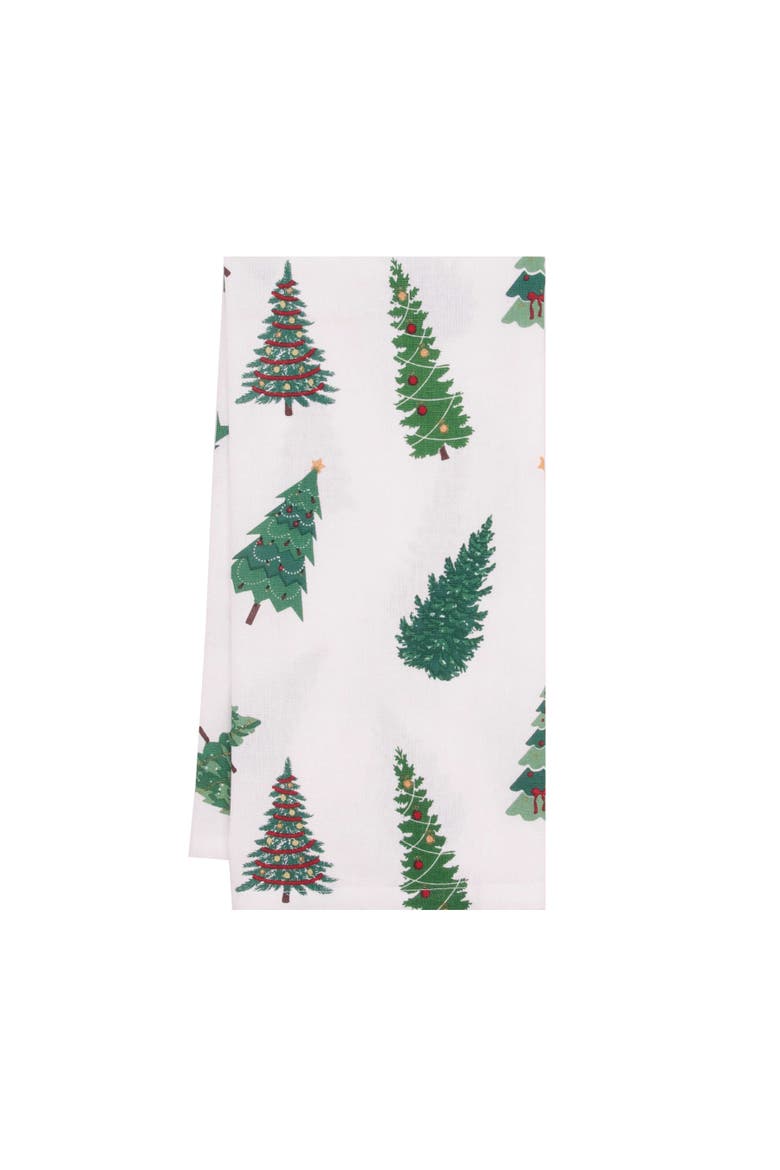 Christmas Forest Festive Towel & Stand Gift Set, Alternate, color, Green