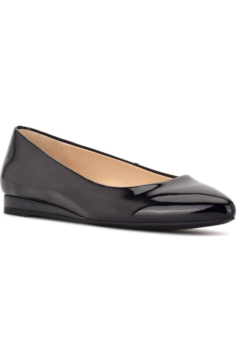 Nine West Almond Toe Flat, Main, color,