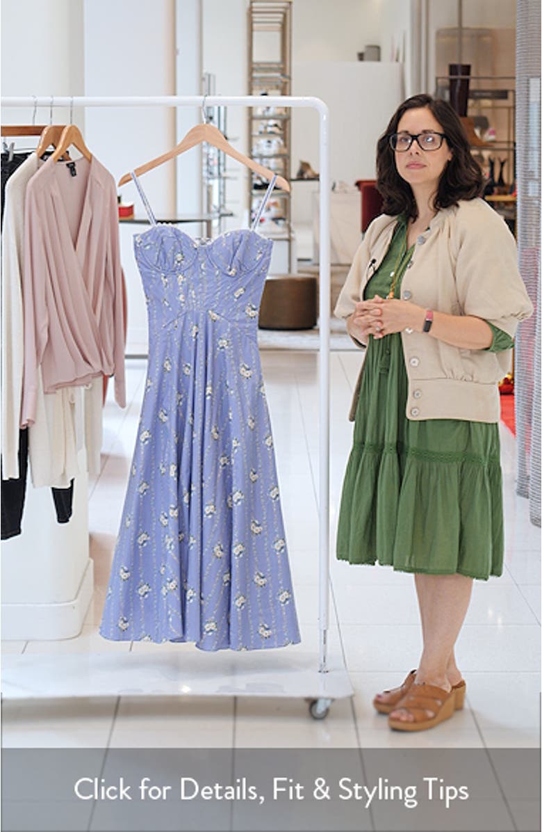 Steffani Underwire Corset Midi Dress, sales video thumbnail