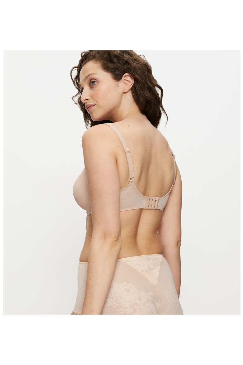 Wild Rose Sensation Minimizer Bra, Alternate, color, Nude Beige