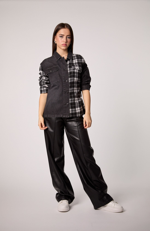 Blue Revival Your Ex Boyfriends Shacket In Black