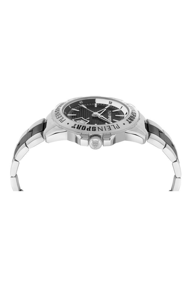 Rampage Three Hand Quartz Bracelet Watch, 44mm, Alternate, color, TWO TONE