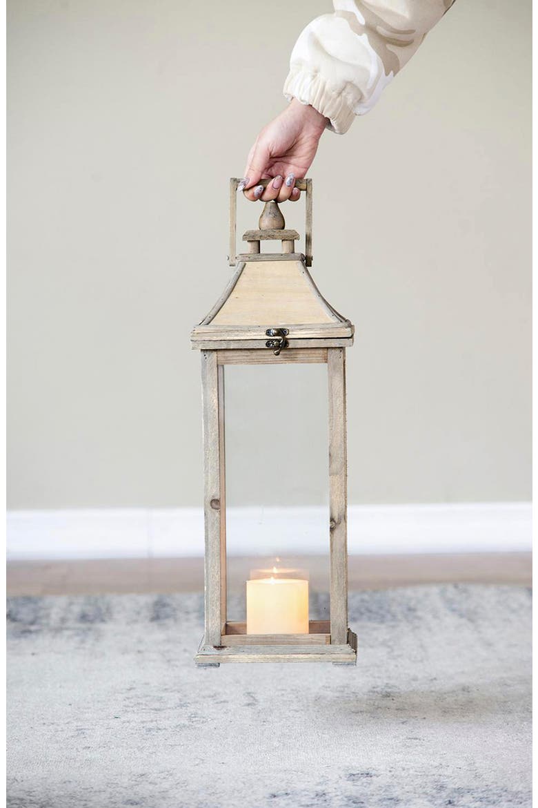 Set of Two Ivona Garden Candle Lantern, Alternate, color, IVORY