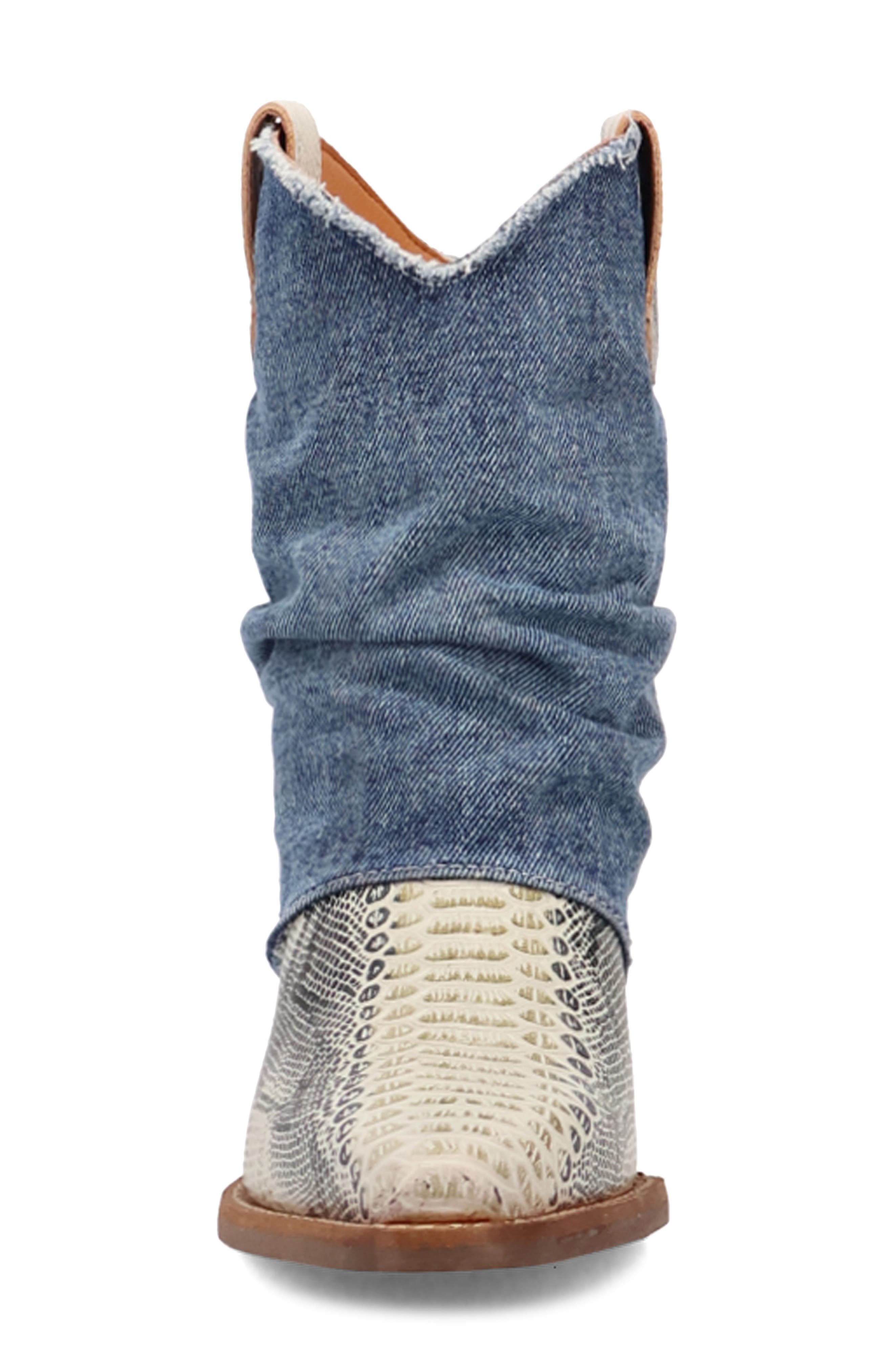 Denim Dream Western Boot, Alternate, color, BLUE