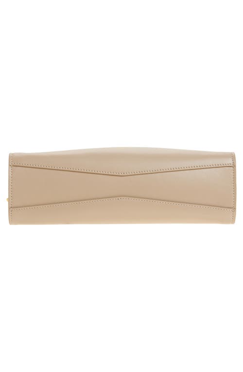 Alaïa Small Le Click East/west Leather Shoulder Bag In Gray