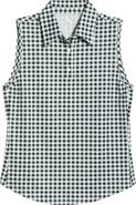 Rhone Court Gingham Sleeveless Polo