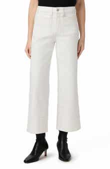 Anessa Patch Pocket Ankle Wide Leg Jeans