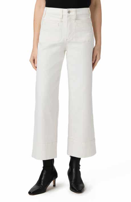 Anessa Patch Pocket Ankle Wide Leg Jeans