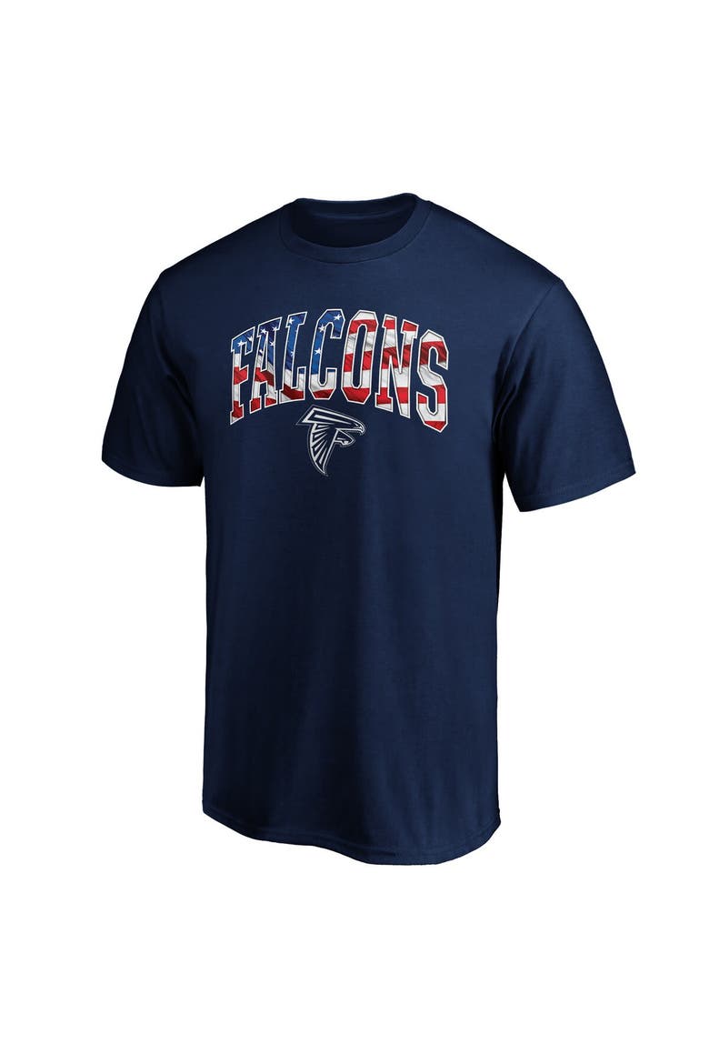 Men's Fanatics Branded Navy Atlanta Falcons Banner Wave Logo T-Shirt, Alternate, color, Navy