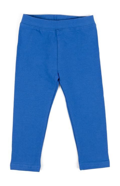 Girls Cotton Leggings, Solid Colors