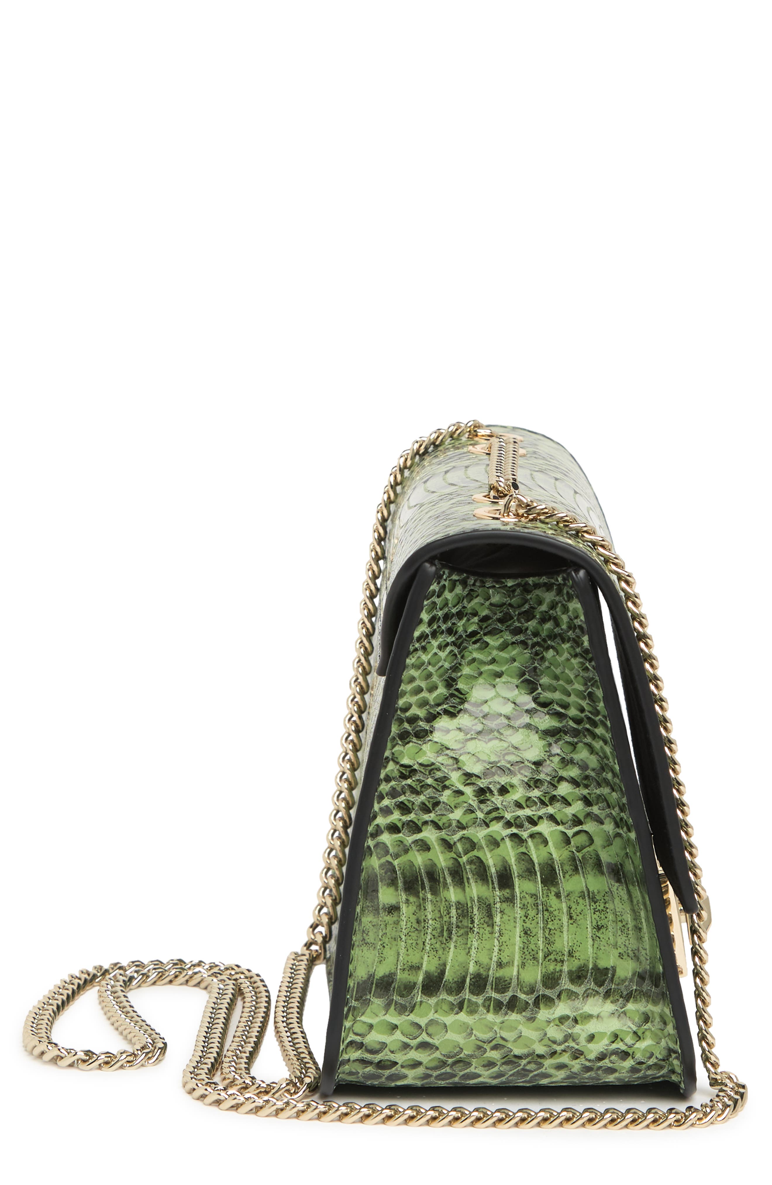 Bella Snakeskin Embossed Mini Crossbody Bag, Alternate, color, TONI PRATO