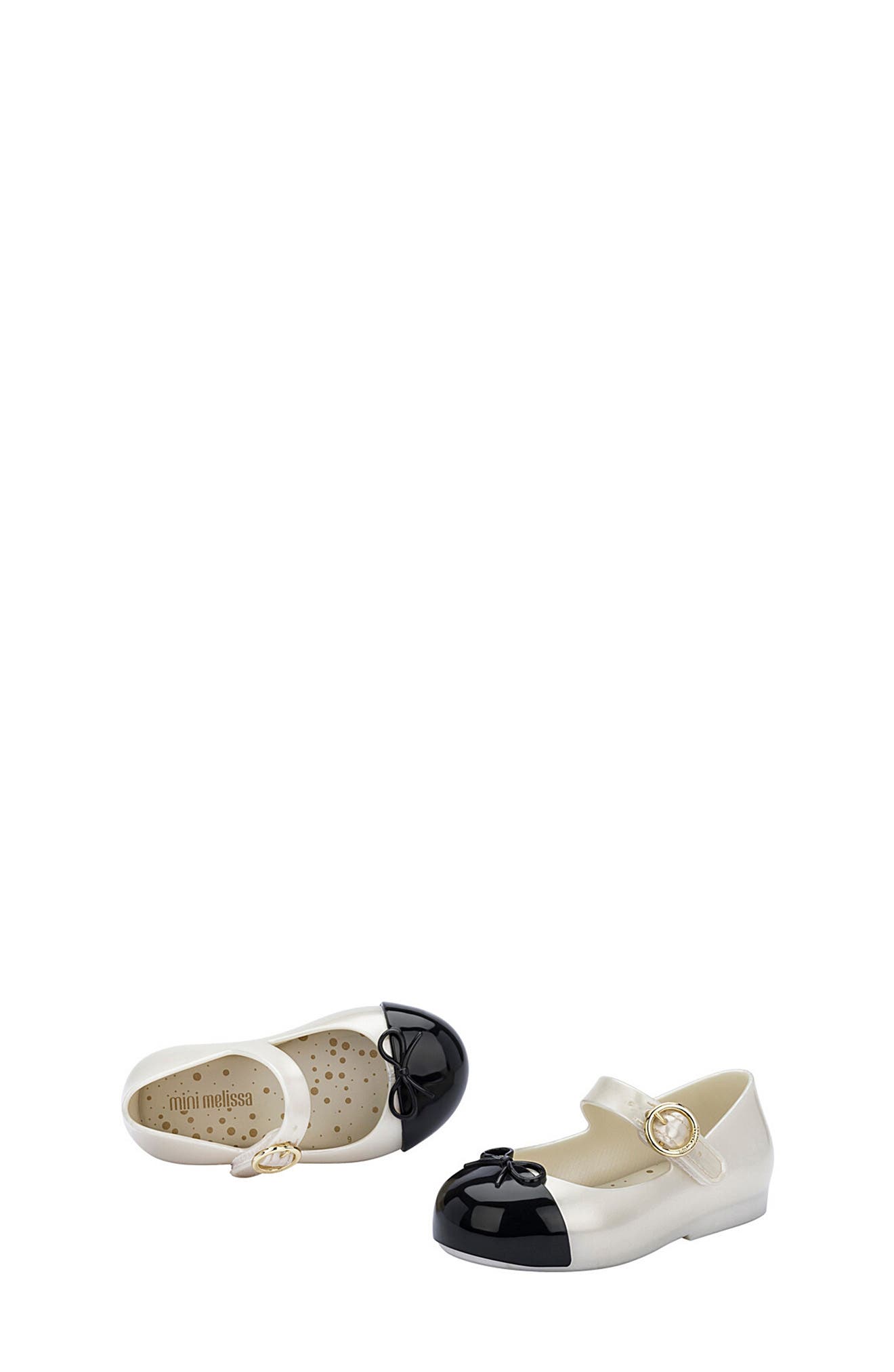 Sweet Love Flat, Alternate, color, WHITE/BLACK