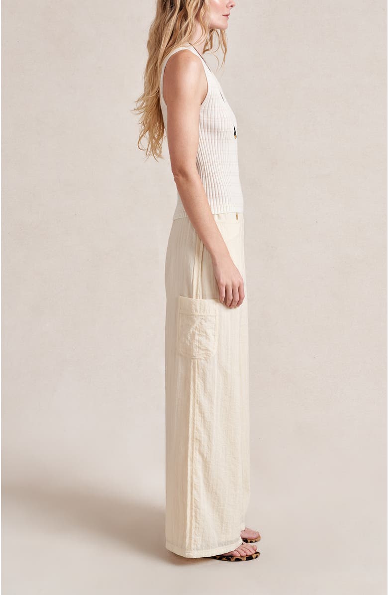 La Ligne Melodie Trouser, Alternate, color, Ivory