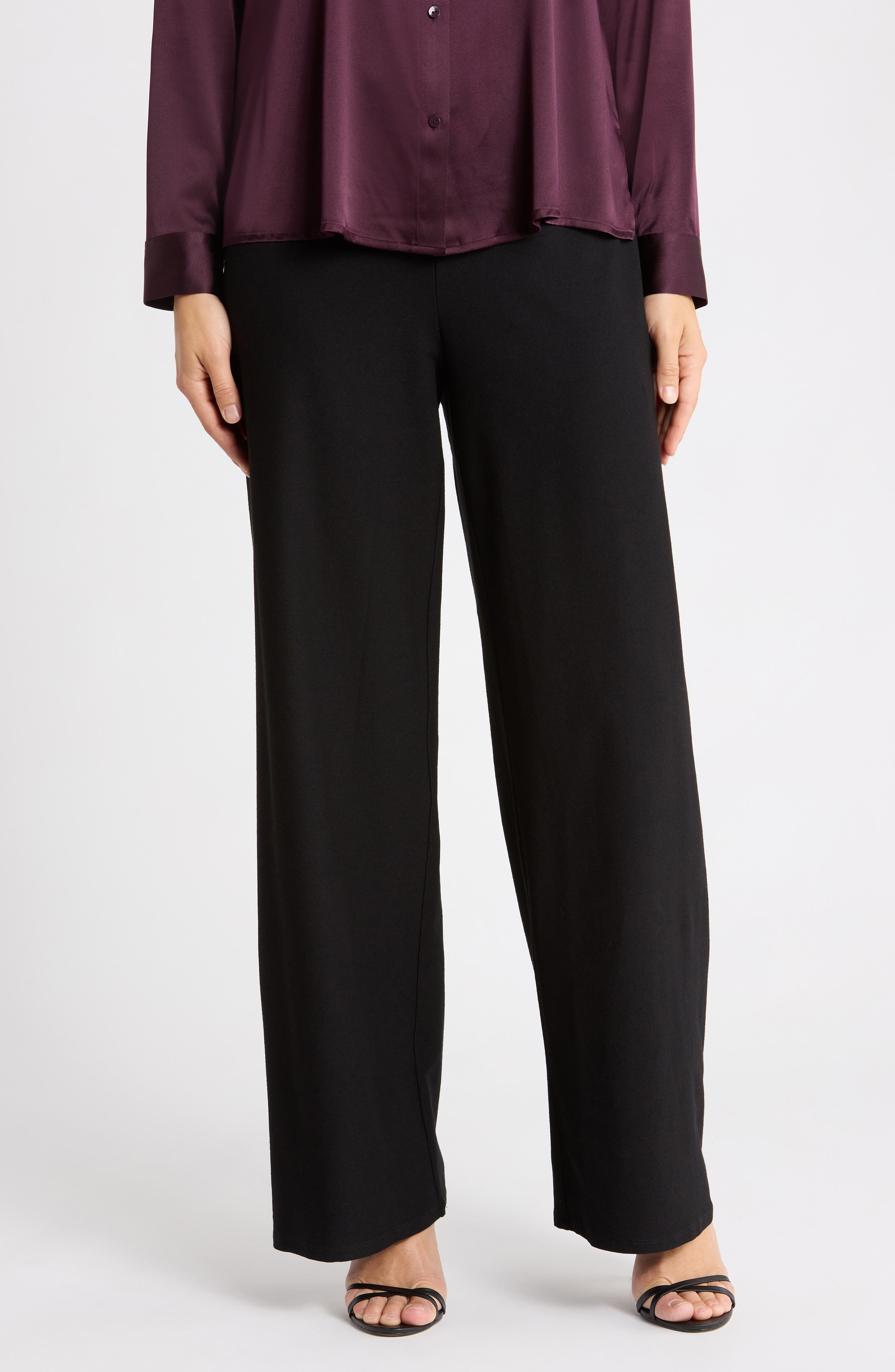 High Waist Wide Leg Pants