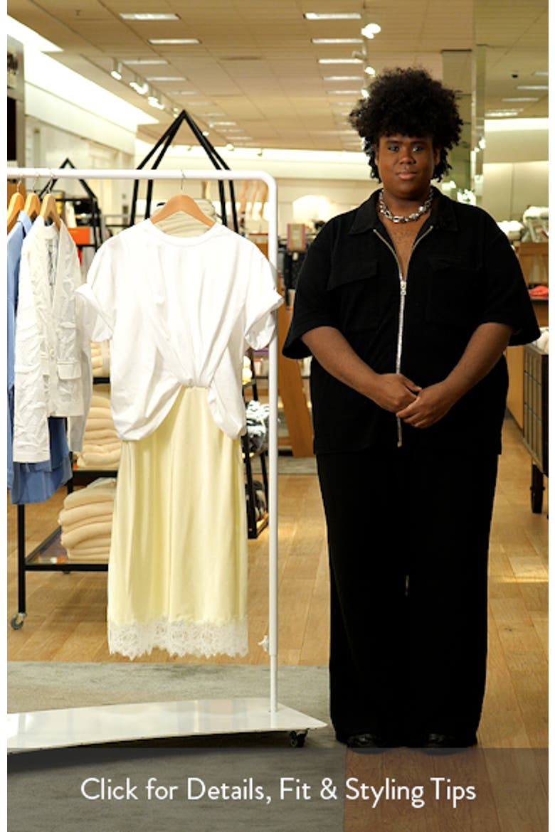 Mixed Media Short Sleeve Dress video