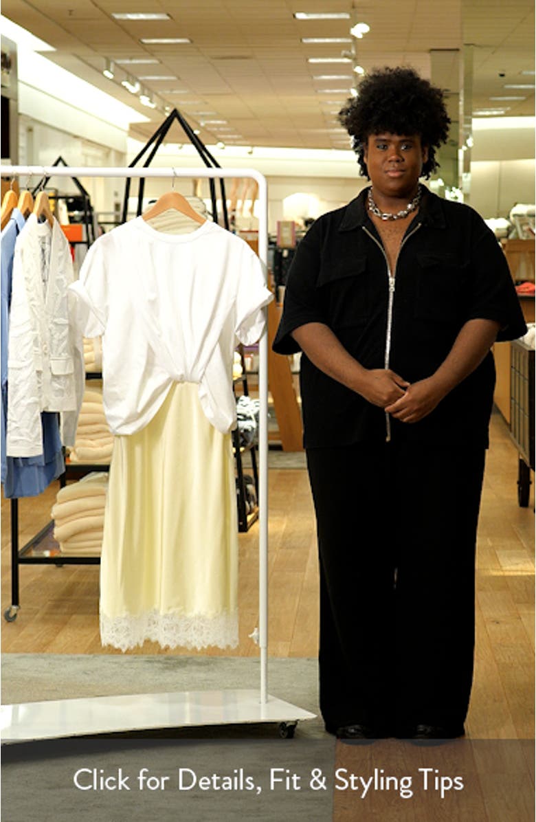 Mixed Media Short Sleeve Dress, sales video thumbnail