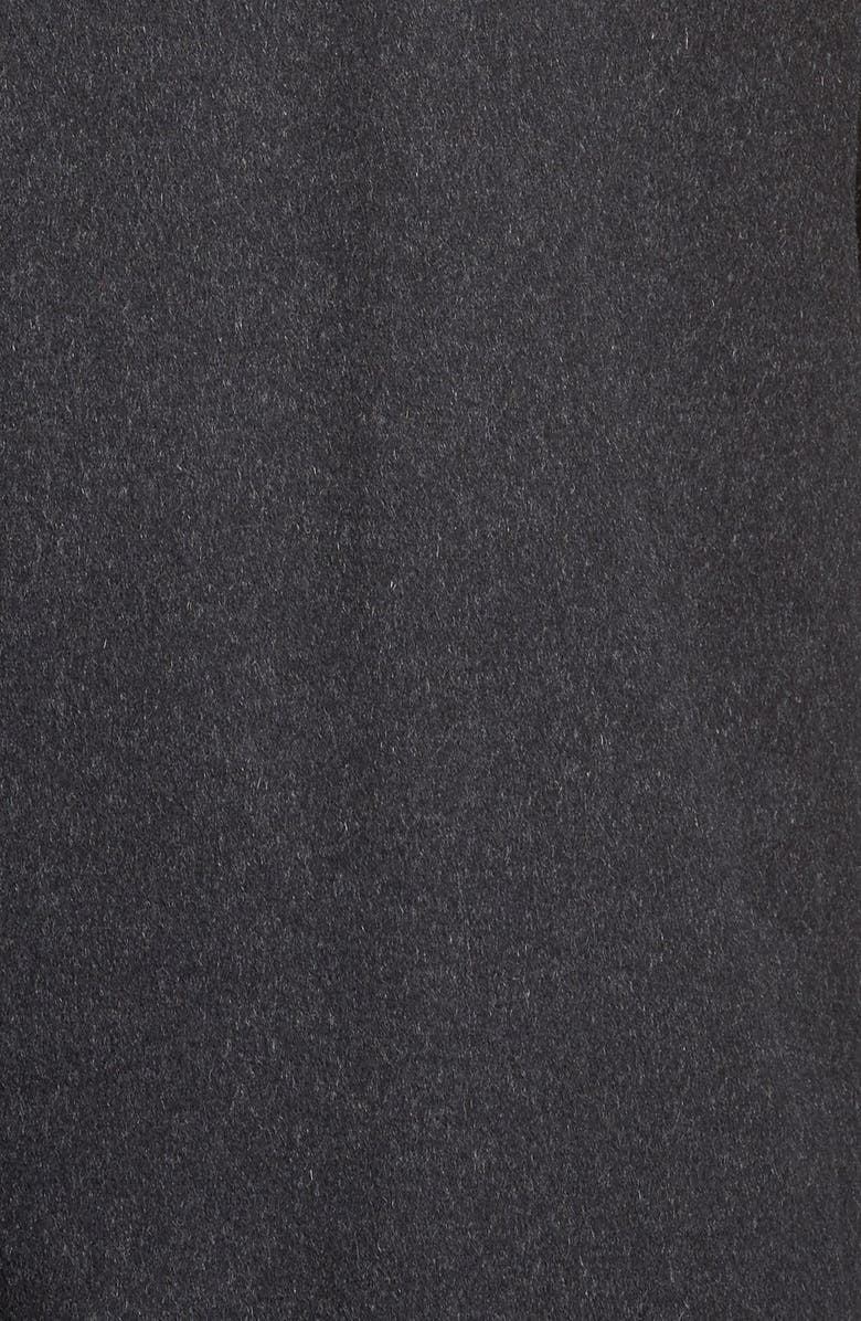 Hart Schaffner Marx Sheffield Classic Fit Wool & Cashmere Overcoat, Alternate, color, Charcoal