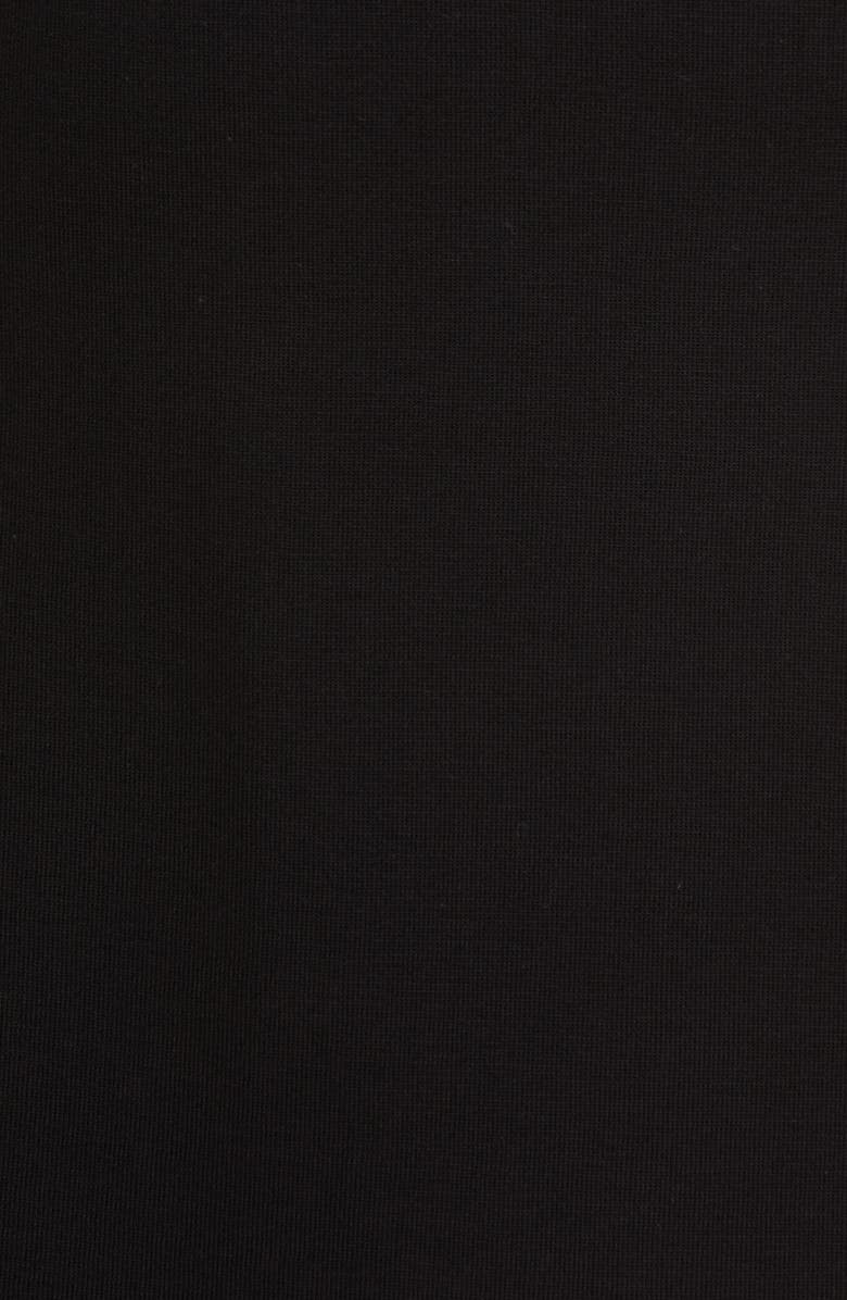 Misook Straight Knit Skirt, Alternate, color, Black