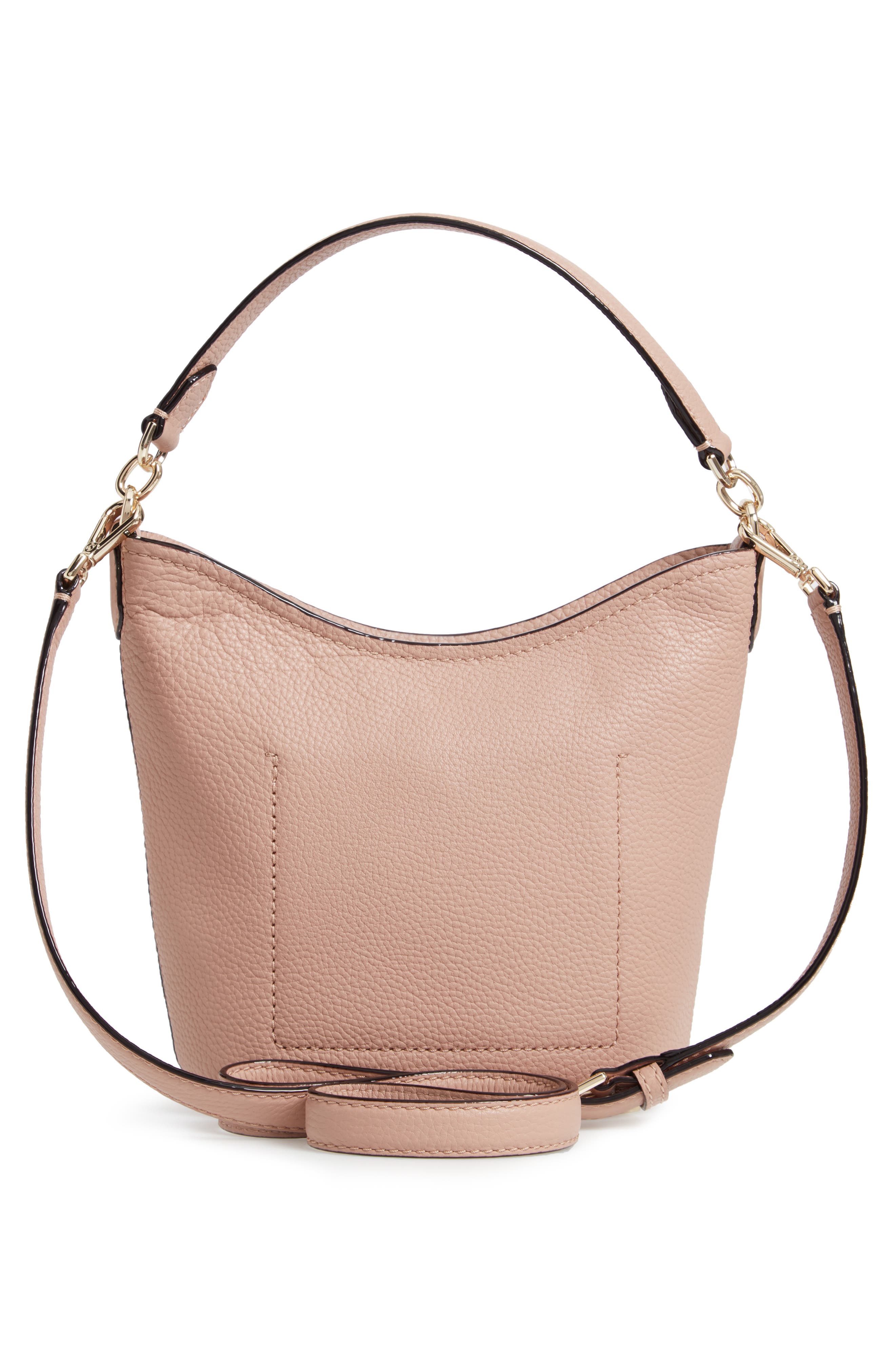 jackson street - small rubie leather crossbody bag, Alternate, color, GINGER TEA