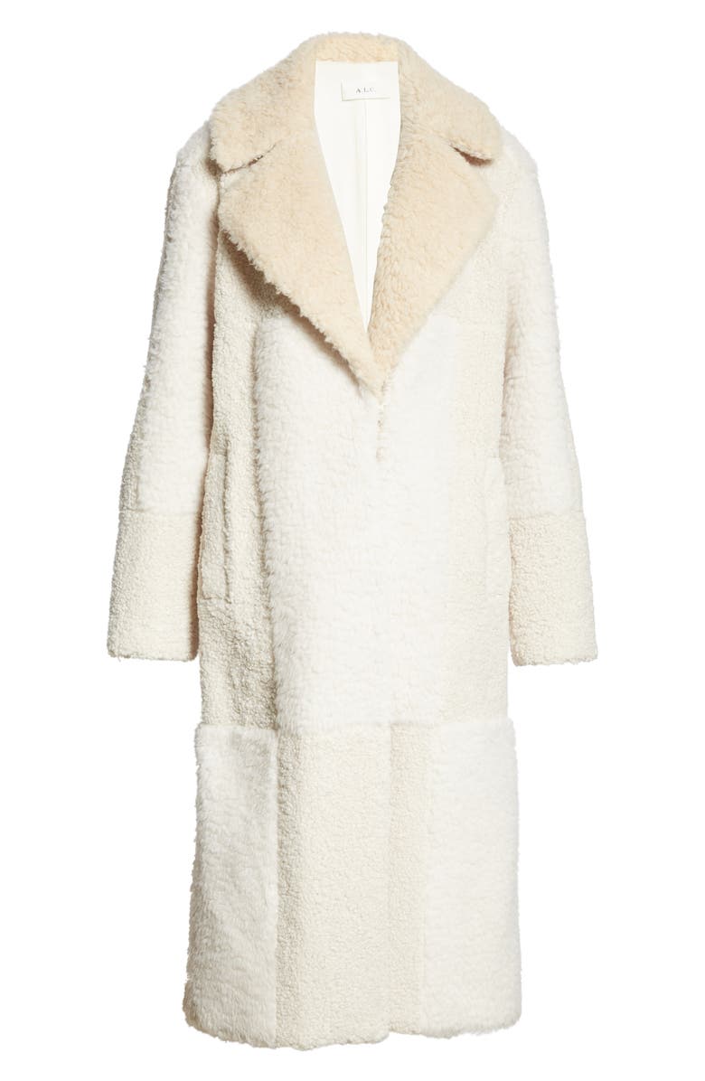 A.L.C. Stanley Faux Shearling Coat, Alternate, color, 