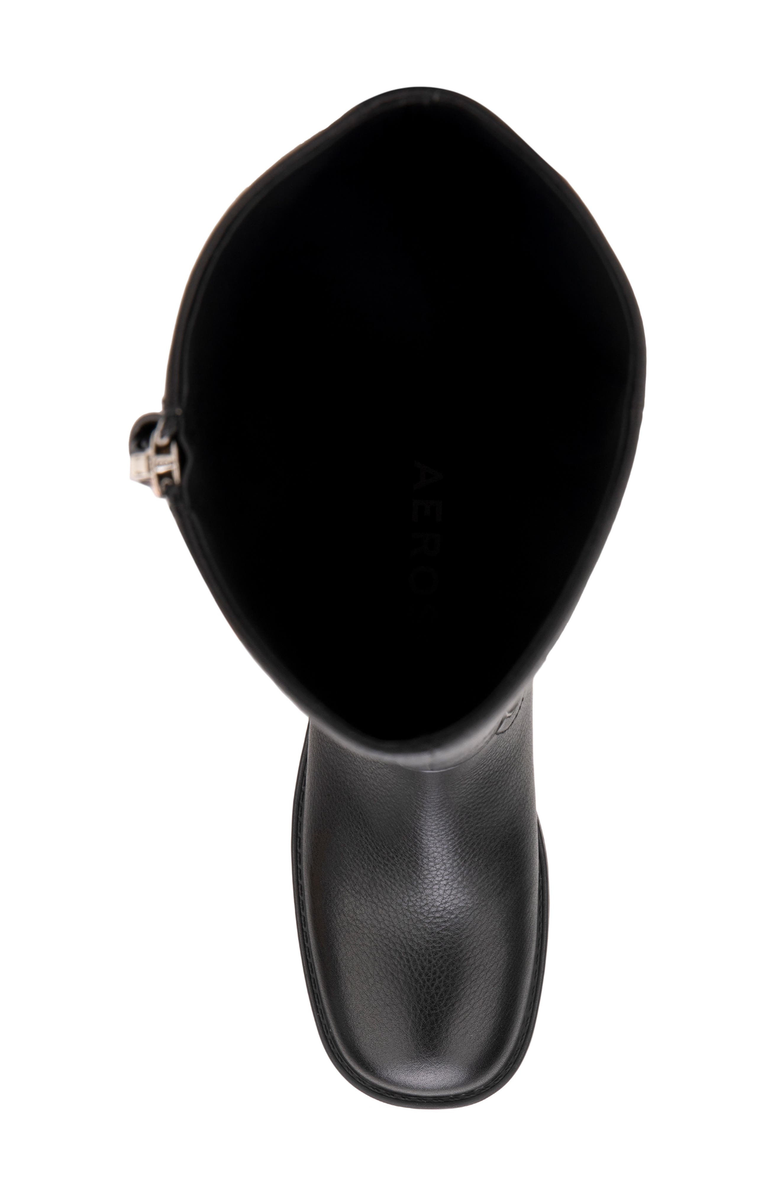 Aerosoles Morisson Knee High Boot, Alternate, color, Black Pebbled Leather