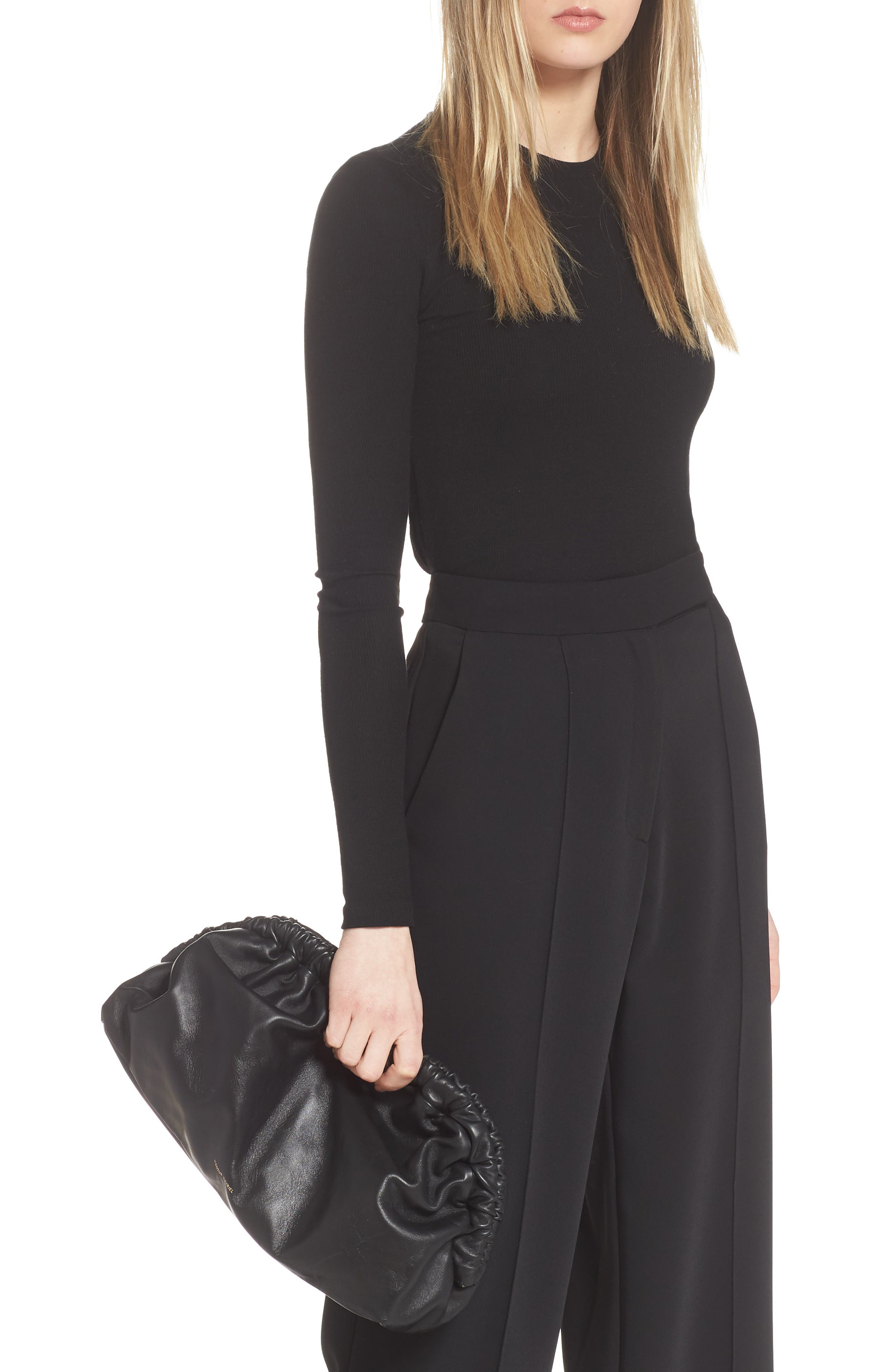 Mansur Gavriel Cloud Lambskin Clutch, Alternate, color, 