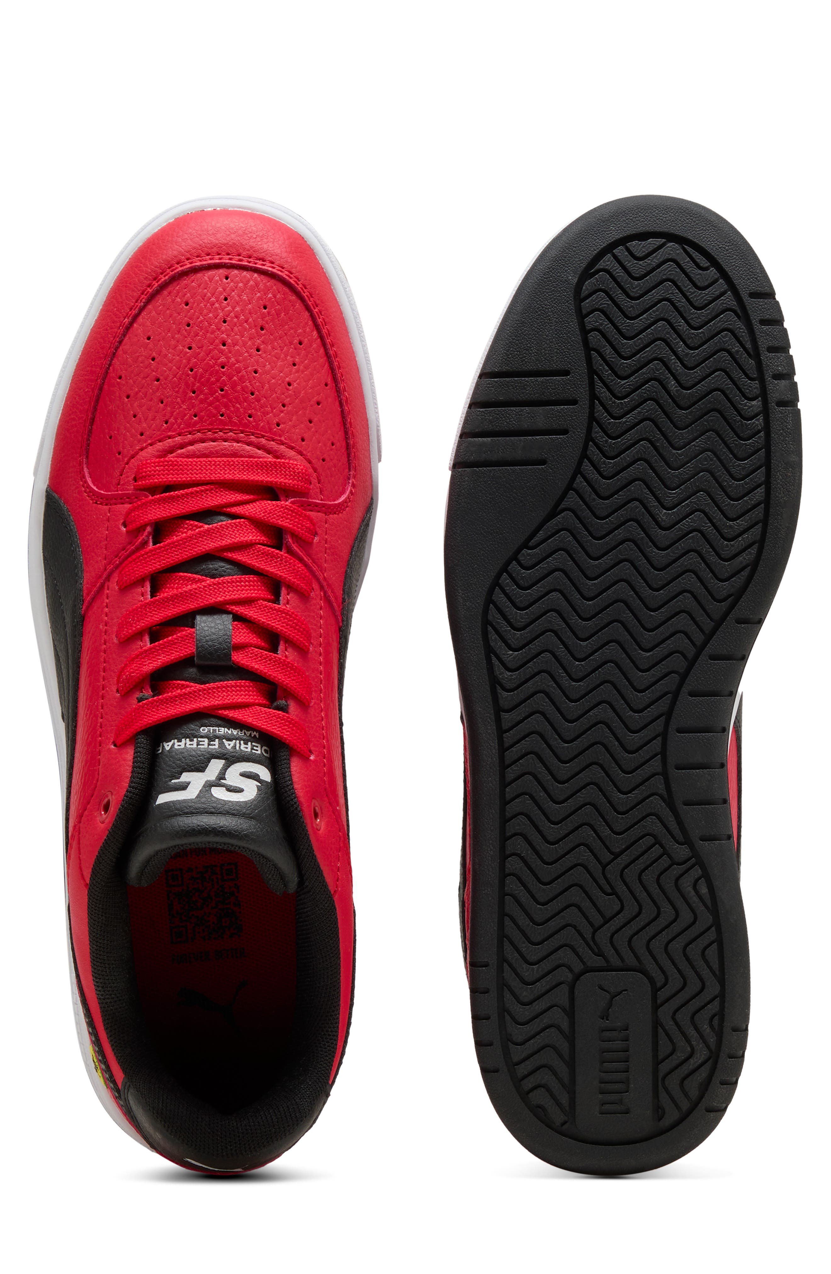 x Scuderia Ferrari Caven 2.0 Sneaker, Alternate, color, ROSSO CORSA/ PUMA BLACK