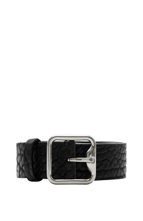 Burberry leather belts hotsell for men