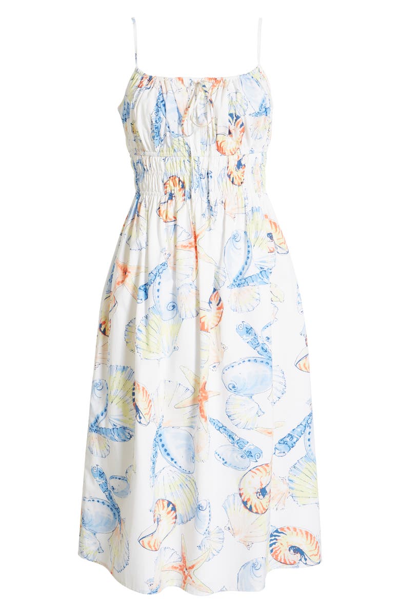 Rails Octavia Seashell Organic Cotton Blend Sundress, Alternate, color, 