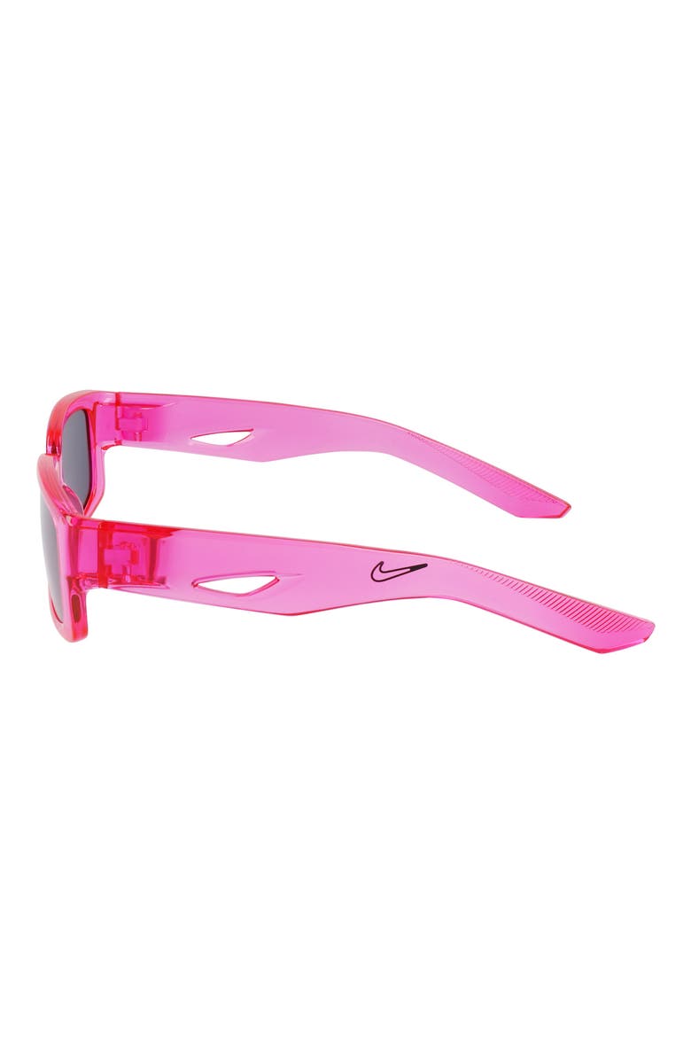 Variant I 56mm Rectangle Sunglasses, Alternate, color, LASER FUCHSIA / GREY