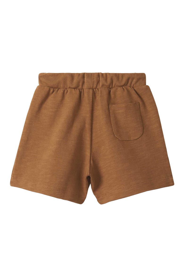 Kids' Elephant Cotton T-Shirt & Pull-On Shorts Set, Alternate, color, CAMI LACE